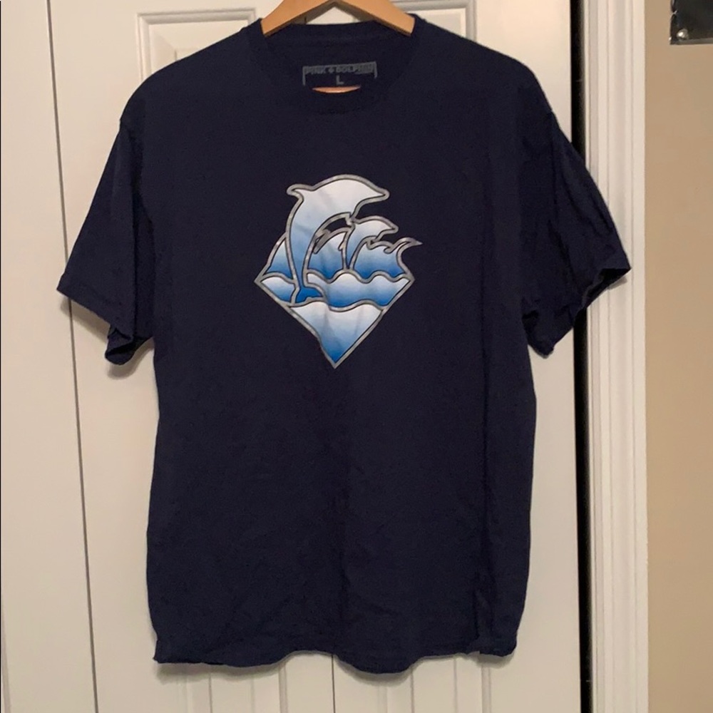 Pink+Dolphin Tee (Navy)